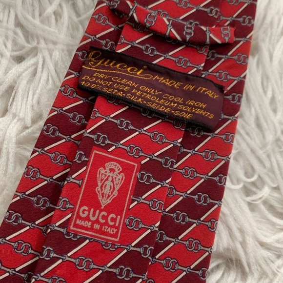 Authentic Vintage GUCCI Silk Tie - Picture 3 of 4
